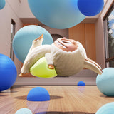 Pop Mart The Monsters Lazy Yoga Series Labubu Figure Blind Box