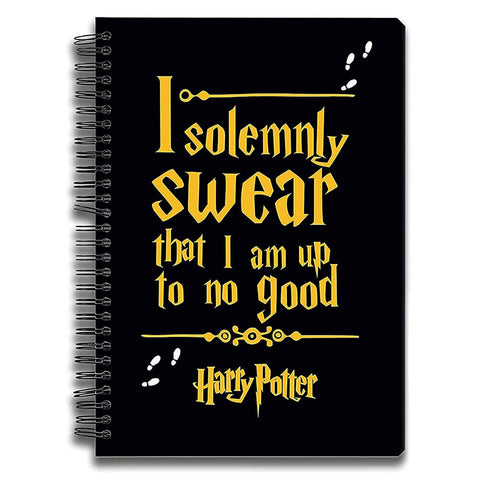 Harry Potter - I Solemnly Swear Notebook (A5) - Officially Licensed by Warner Bros, USA