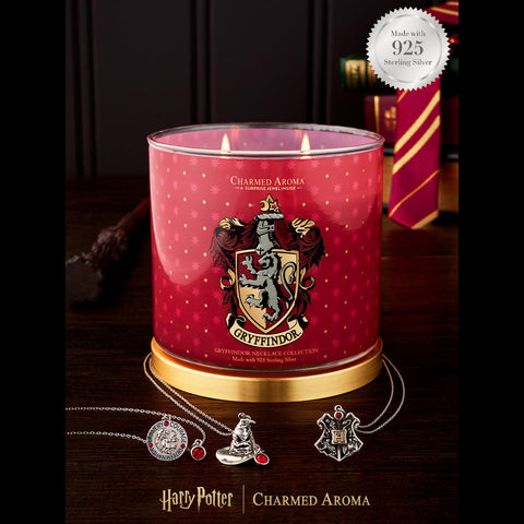 Harry Potter™ Gryffindor Candle - 925 Sterling Silver Gryffindor Necklace Collection