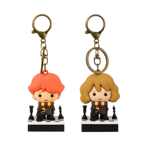 Harry Potter Checkerboard Stamp Keychain - Official Miniso