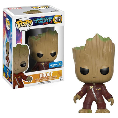 Funko POP! Marvel:Guardians Galaxy Vol. 2 Walmart Groot #212