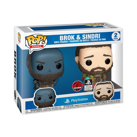 Funko Pop! Games: Playstation Brok & Sindri - God of War