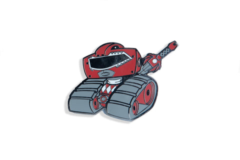 Power Edition Red Power Ranger - Geek Fuel Epic Enamel Collector Pin - Power Edition #005