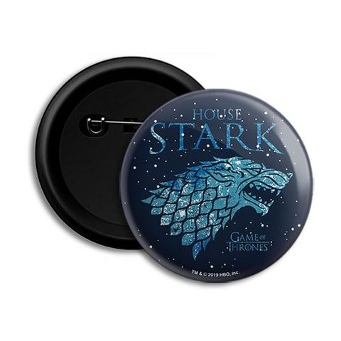 House Stark Ice - Official Game of Thrones - Button Badge