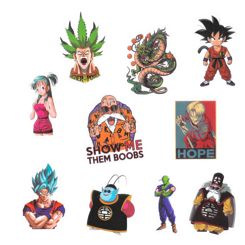 Dragon BallZ Random 10 Stickers Pack 2