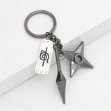 Kunai Shuriken Konoha Naruto Keychain