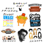 Friends Sticker Random 10 Stickers Pack 2