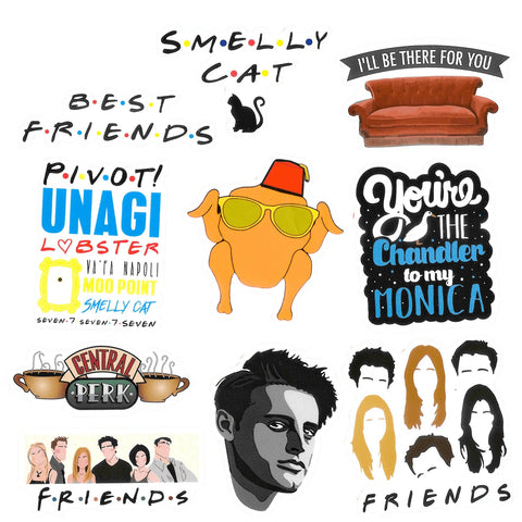 Friends Sticker Random 10 Stickers Pack 2