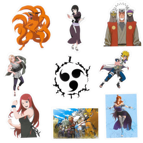 Naruto Random 9 Stickers - Pack 4