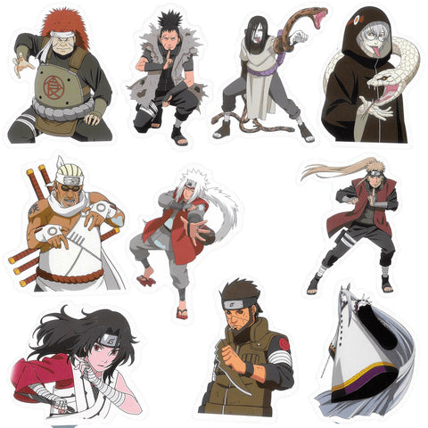 Naruto Random 10 Stickers - Pack 8