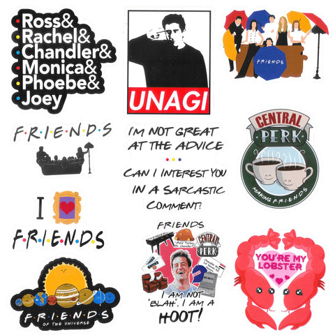 Friends Sticker Random 10 Stickers Pack 5