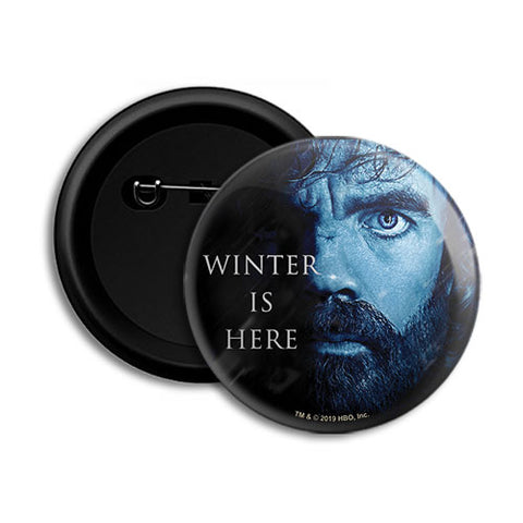 Tyrion Lannister: Winter Is Here - Official Game of Thrones - Button Badge