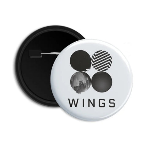 Wings – K-Pop Inspired Button Badge