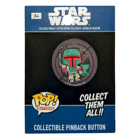 Funko Collectible Pinback Buttons - Star Wars - Boba Fett