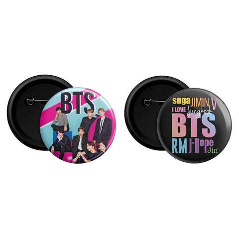 BTS Badges Pack of 2 - Set 4