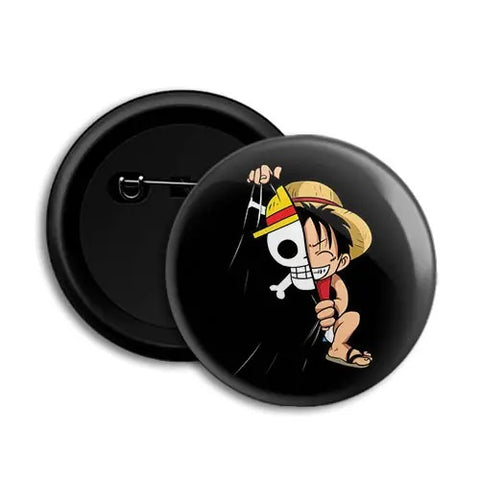 Anime Button Badge - Luffy Kid – Anime – Button Badge