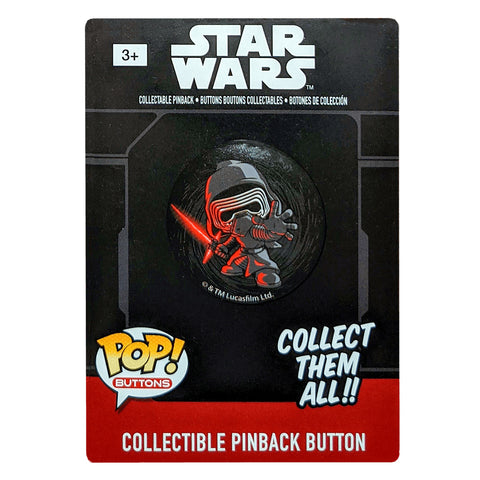 Funko Collectible Pinback Buttons - Star Wars - Kylo Ren