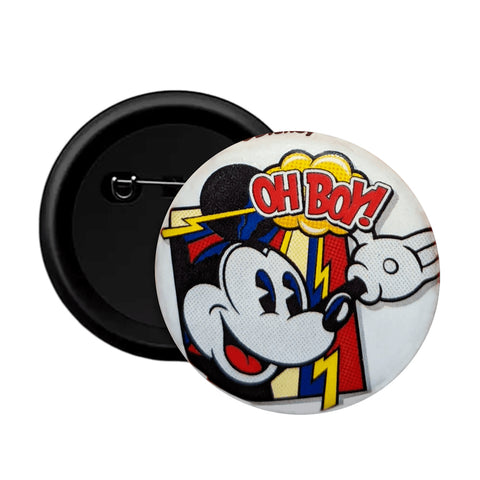 Mickey Mouse - Oh BOY Badge