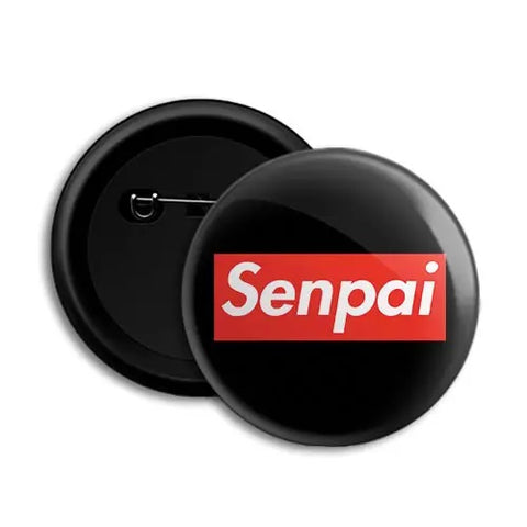 Anime Button Badge - Senpai Anime Button Badge