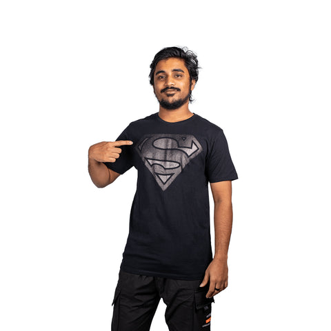 Superman T Shirt Black